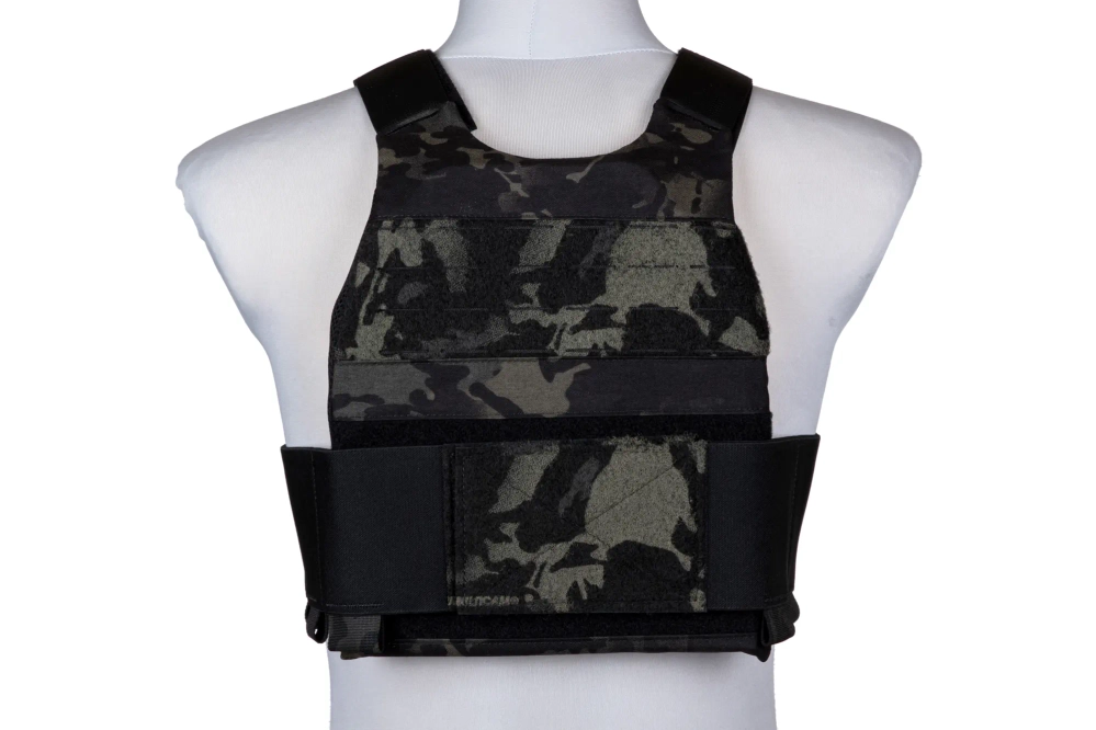 FCS-type tactisch vest met MK borstlap - MC Zwart
