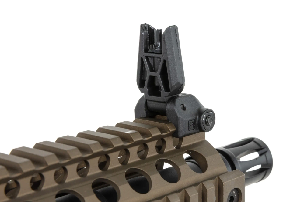 Specna Arms Daniel Defense® MK18 SA-P19 Prime™ HAL™ ETU airsoft Carbine High Torque Chaos Versión bronce