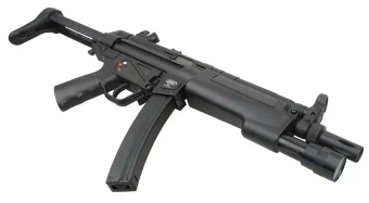 Ametralladora de airsoft CA5A3 con antorcha