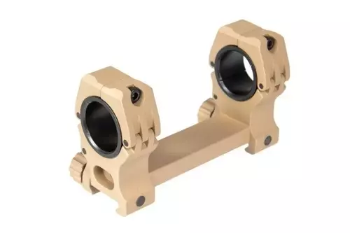 Montura telescopios 25,4-30mm M10 QD-L 1 con ampolla - Tierra oscura