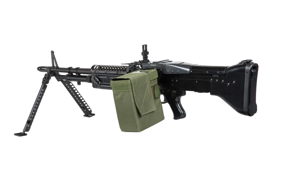 Karabin maszynowy ASG A&K M60N (wersja stalowa) (OUTLET)
