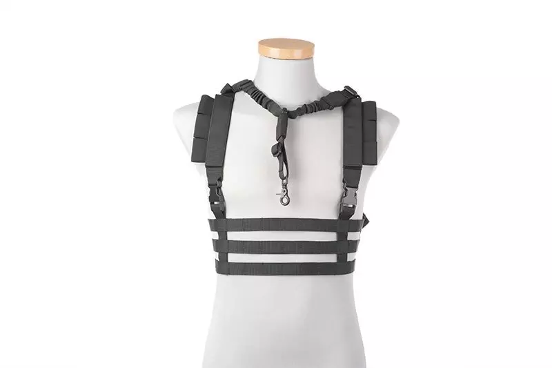 Chaleco táctico Chest rig tipo de perfil bajo - Negro