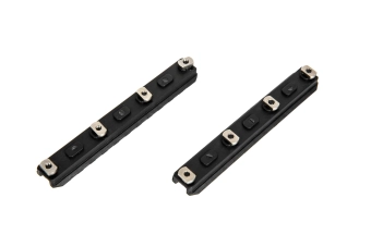 Polymère rail M-LOK 5 (2 pièces) - noir"