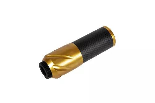 Silencieux carbone DSL2 36x100mm - Or