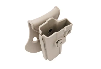 Holster polymère pour Glock 17/22/31 POUR GAUCHERS - tan
