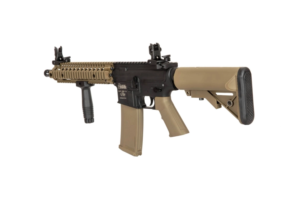 El fusil de airsoft Daniel Defense® MK18 SA-C19 CORE™ X-ASR™- Half-tan