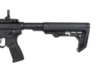 airsoft Specna Arms SA-FX02 Ametralladora FLEX™ HAL ETU Negra con dispositivo de descarga naranja
