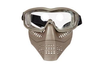 ANT mask with goggles - tan