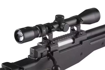 Airsoft pušky odstřelovací puška MB14D - s dalekohledem a dvojnožkou