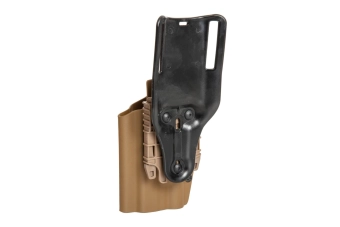 Kydexowa kabura do pistoletu Glock z latarką X300 - Dark Earth