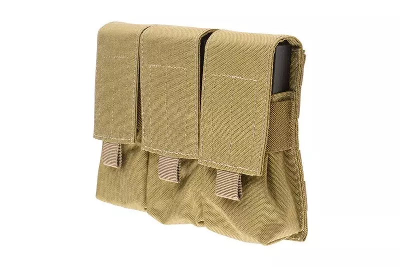 Pochette LBT triple pour chargeurs M4/M16 - kaki
