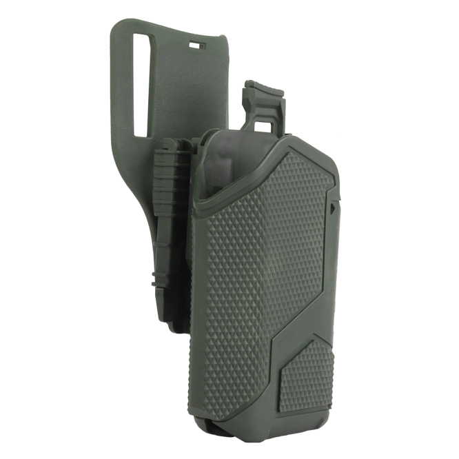 Funda universal Wosport para pistolas con linterna X300A GB-81 en color oliva