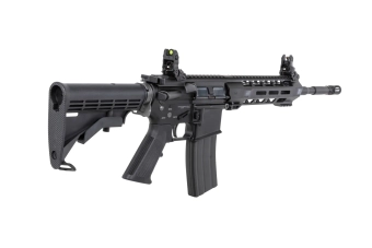 airsoft SRC DUAL POWER SR4 ZAROS GBB carbine with green gas magazine