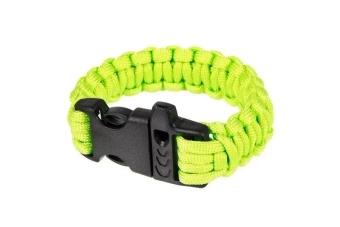 Pulsera de supervivencia (fastex) - verde lima
