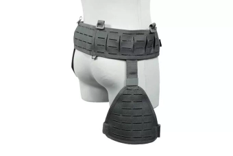 Ceinture tactique Découpe laser avec panneau de cuisse - Gris Primal