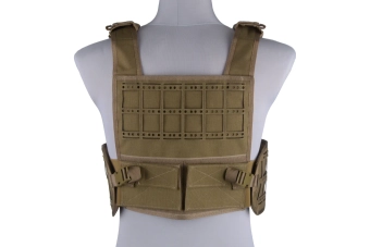 Light Laser-Cut Tactical Vest - Tan