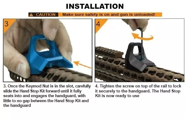 Chwyt Hand Stop/ Barricade Rest - czarny