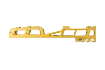 Cerradura de aluminanio LA Capa Customs HYPER para réplicass TM Hi-Capa 5.1 Oro