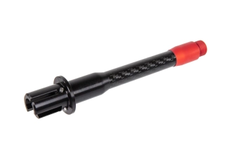 Lufa zewnętrzna do M4/M16 Mancraft Hybrid CNC -Carbon 6" Czerwony