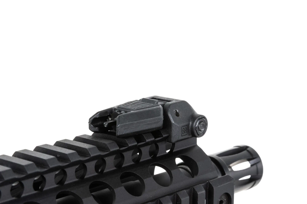 Specna Arms Daniel Defense® MK18 SA-P19 Prime™ Aster II ETU airsoft Carbine with Single Fire Only Brushless Motor Black