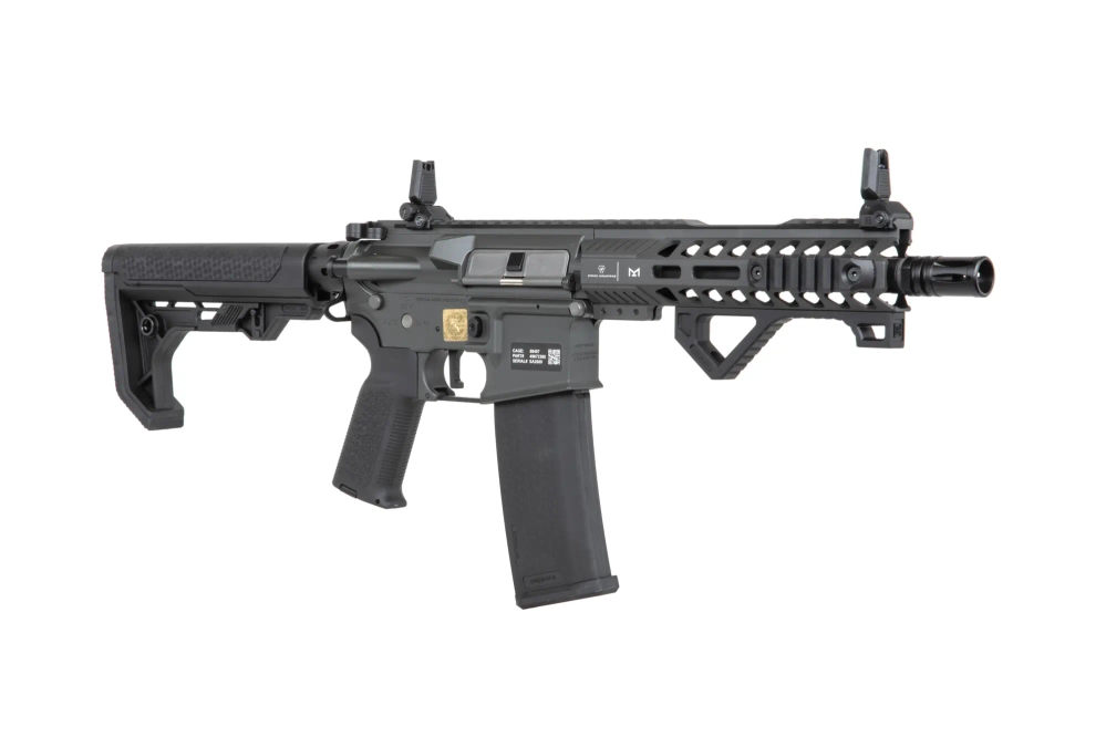 Airsoft geweer Specna Arms RRA SA-P17 Prime™ Light Ops Stock Kestrel™ ETU met brushless motor Grijs