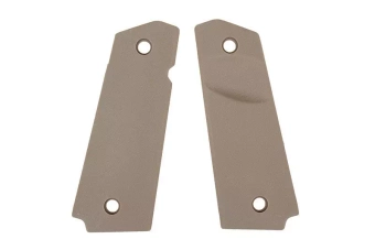 Colt 1911 Grip Side Linings  - Dark Earth