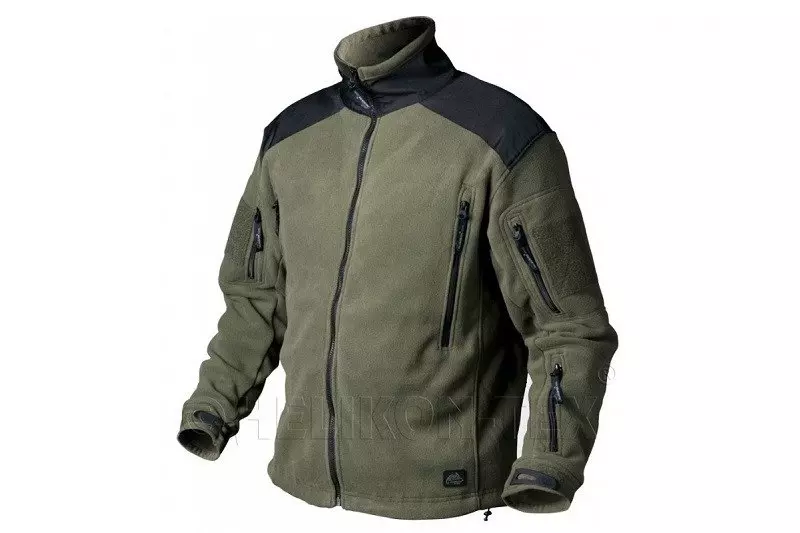 Bluza polarowa Liberty - olive green / czarny