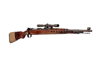 SW-022A Kar98 répliques de fusil (Bois Véritable) avec lunette - Corpo Wars (Nameless)