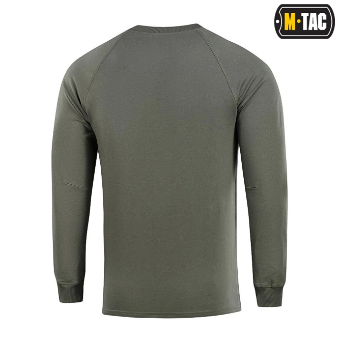Mikina M-Tac Athlete Army Olive s raglánovým vzorem