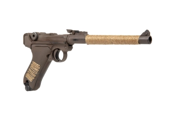 Pistol 08 L Parabellum Gas Pistol Replica - Corpo Wars (Nameless)