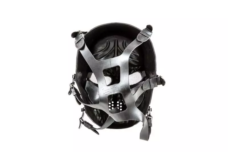 Skeleton terror mask - black