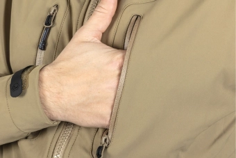 Kurtka Softshell Emerson Gear Blue Label "Spinosaurus" Khaki