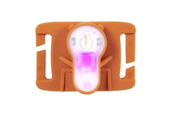 Lightbuck MOLLE electronic marker - orange (pink light)