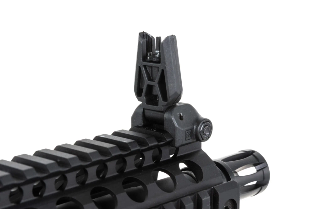 Specna Arms Daniel Defense® MK18 SA-P19 Prime™ Aster II ETU airsoft Carbine with Single Fire Only Brushless Motor Black