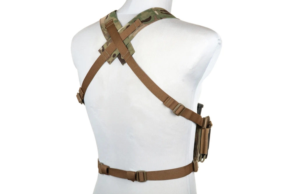 Chaleco tipo Chest Rig Pew Tactical CR03 MC
