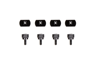 Comtac hoofdtelefoonadapter voor Team Wendy-rails (Type 2) - Zwart