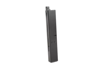 Chargeur hi-cap 120 plombs pour répliques IWI SMG SD - noir