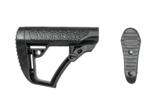 Polymère crosse HM0374 pour répliques M4/M16 - noir