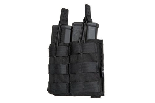 Bolsa doble MOLLE para 2 cargadores tipo M4/M16 - negro
