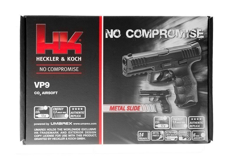 Umarex Heckler&amp;Koch VP9 CO2 airsoft pistol (OUTLET)