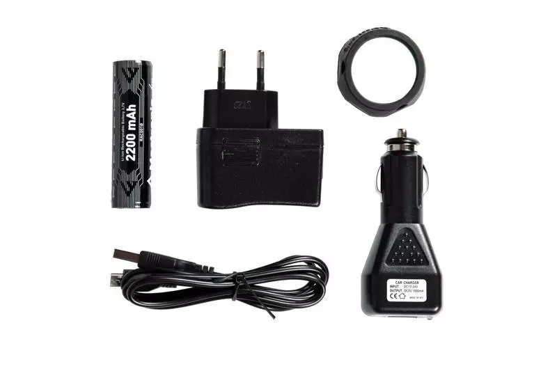Black Eye 420 Flashlight (Rechargeable) + Filter Set