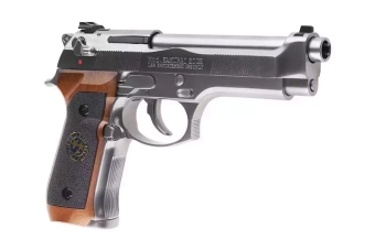 Samurai Edge Standard V.2 M9 Full Auto pistol replica - silver