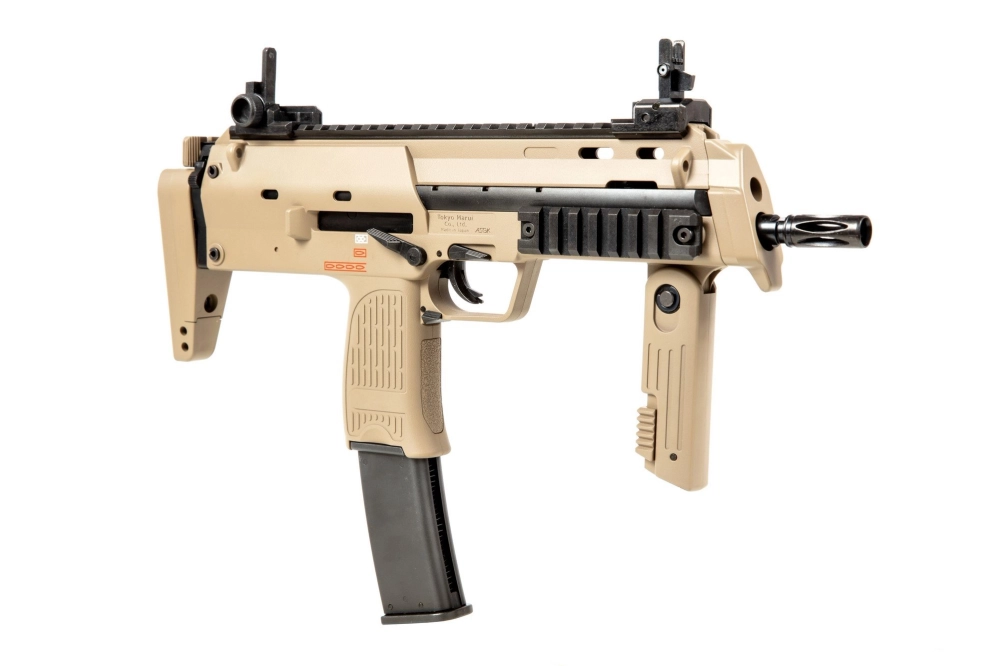 SMG7 A1 GBB machinepistool replica - gebruind