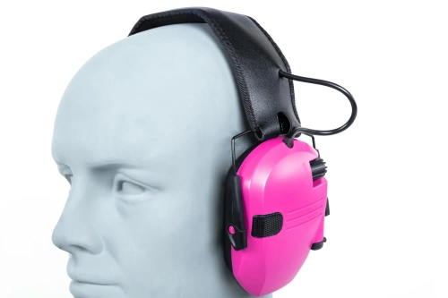 Aktivní chrániče sluchu Wosport HD-21 růžové