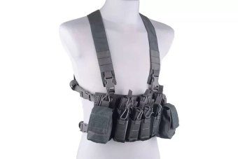 Chaleco rápido Chest rig - Gris Primal