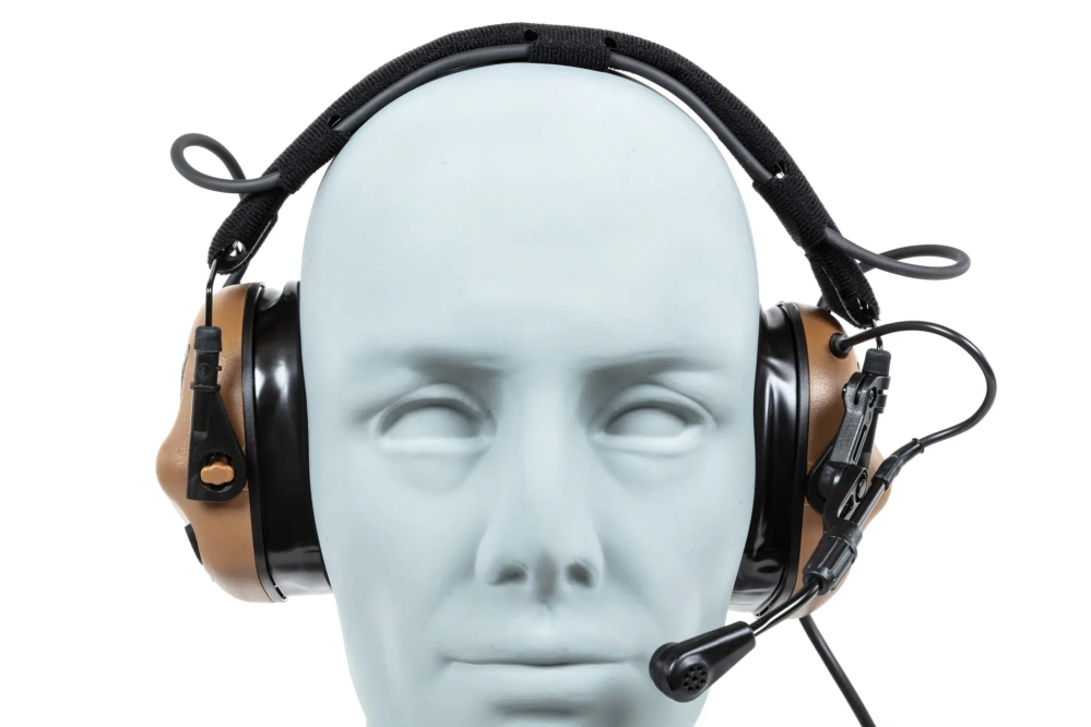 Protecteurs auditifs actifs Earmor M32 Plus Coyote Brown