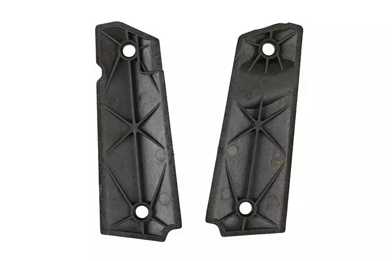 Pik style Colt 1911 type grip cover - black