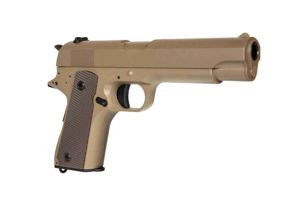 Réplique de pistolet électrique CM123 - Tan (avec batterie)