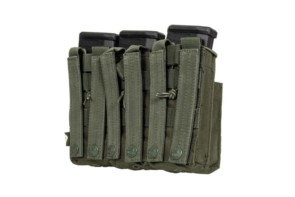 M4/M16 type triple duo magazine pouch - olive