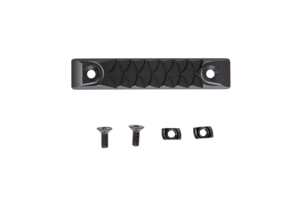 Couvercle de rail RS CNC Type DR (version courte) Noir